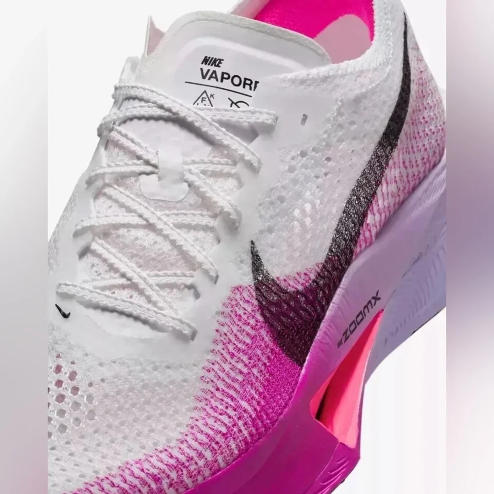 Nike ZoomX 🔥 Vaporfly Next% 3 White Vivid Purple DV4129-104 Men's Size 12 13 NEW - Picture 5 of 15